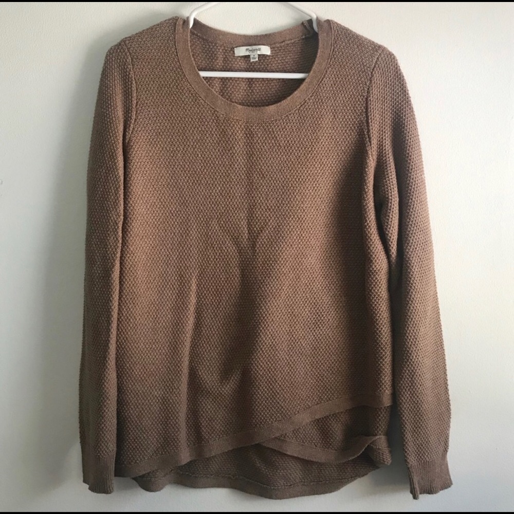 Madewell Brown Pullover Sweater - size small